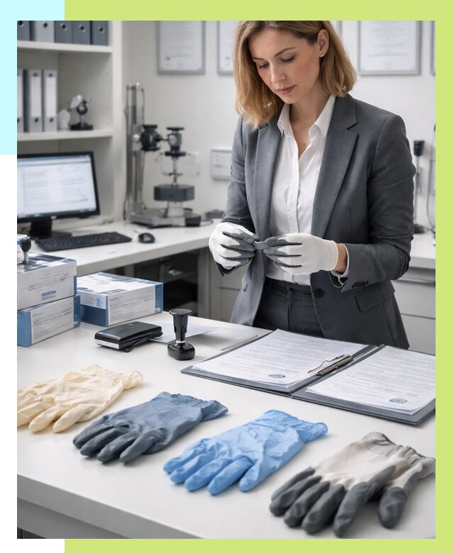 Сертификация перчаток в Надыме от 8821 р. | Алешин-Ндм