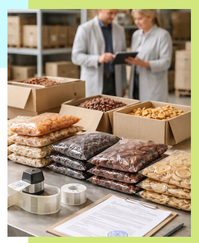 Сертификация сухофруктов в Надыме от 12454 р. | Алешин-Ндм под ключ