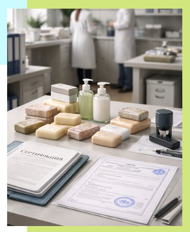 Сертификация мыла и сертификат на мыло в Надыме от 12454 | Алешин-Ндм