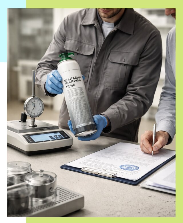 Сертификация монтажной пены в Надыме от 15567 р. | Алешин-Ндм