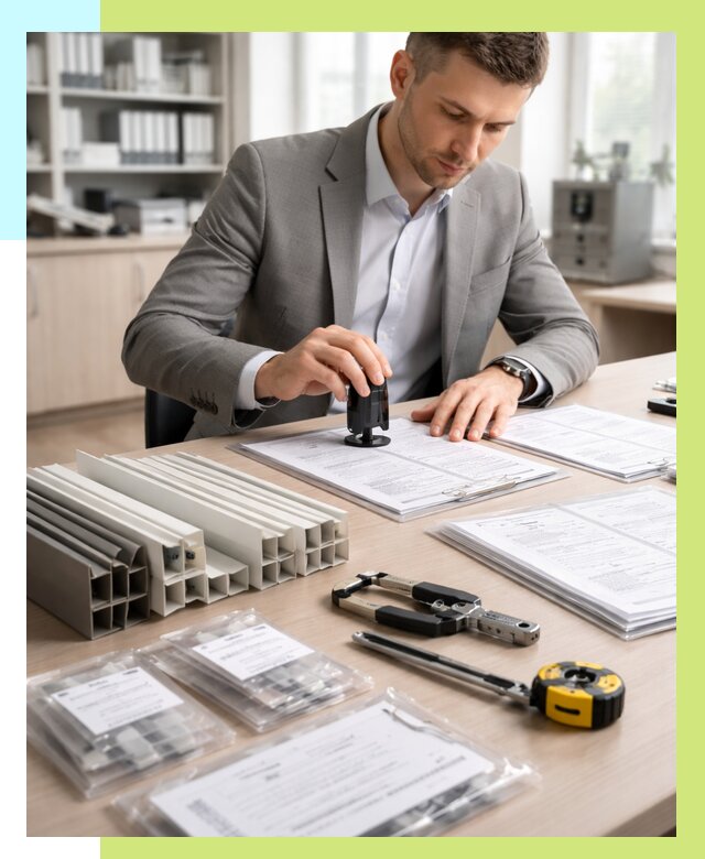 Сертификация ПВХ продукции в Надыме от 8821 р., Алешин-Ндм