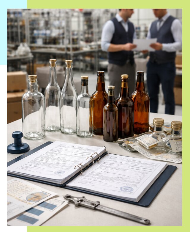 Сертификация стеклянных бутылок в Надыме от 25945 р. | Алешин-Ндм