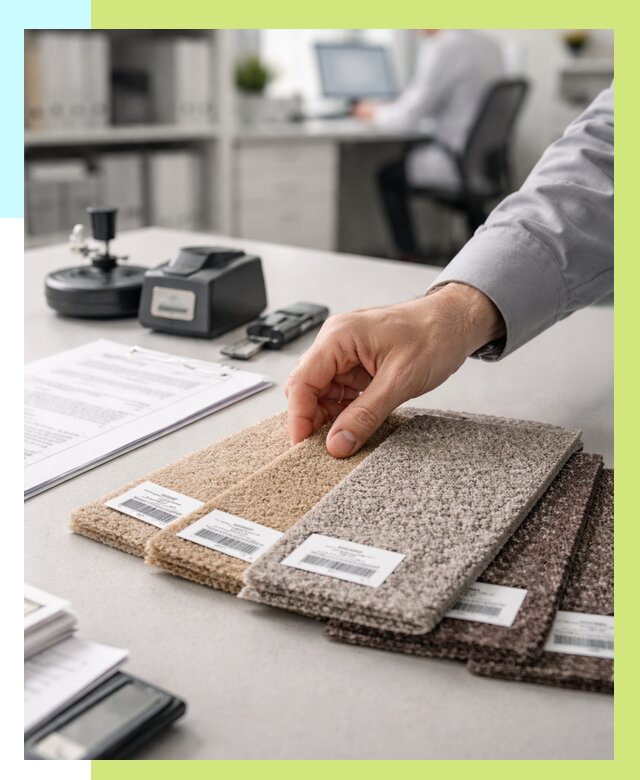 Сертификация ковролина в Надыме от 15567 р., Алешин-Ндм