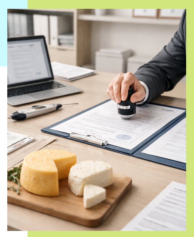 Сертификация сыров в Надыме от 15567 р | Сертификат на сыр Алешин-Ндм