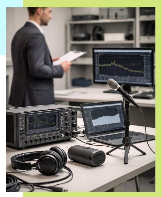 Сертификация аудиотехники в Надыме от 15567 р., Алешин-Ндм